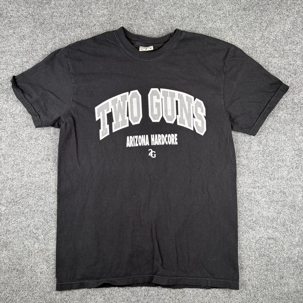 Two Guns Arizona Hardcore Band T-Shirt Mens Medium Black